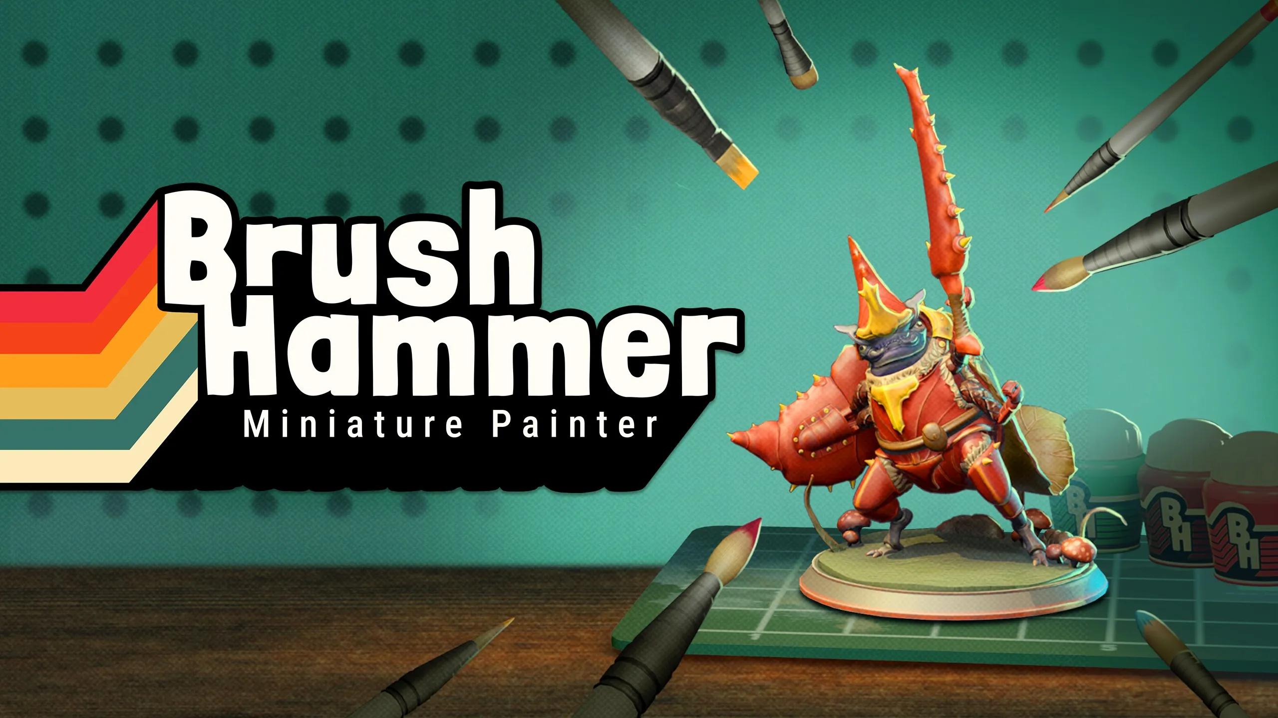 BrushHammer Miniature Painter 게임 이미지