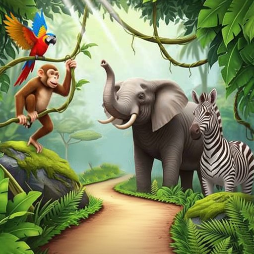 Jungle - Virtual Forest Tour 게임 이미지
