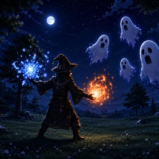 Spooky Magic Forest 게임 이미지