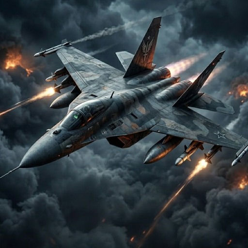 Jet Fighter - Warplane Flight Combat 게임 이미지