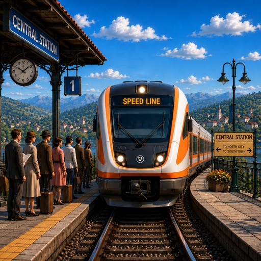 Speed Line - VR Train Simulator 게임 이미지