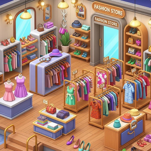 Fashion Store Simulator Game 게임 이미지