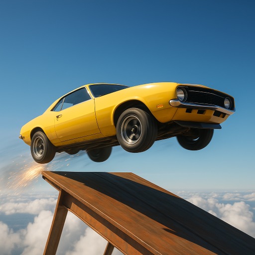 Mega Ramp Car Game : Car Stunts 게임 이미지