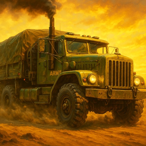 US Army Truck Driving War Convoy 게임 이미지