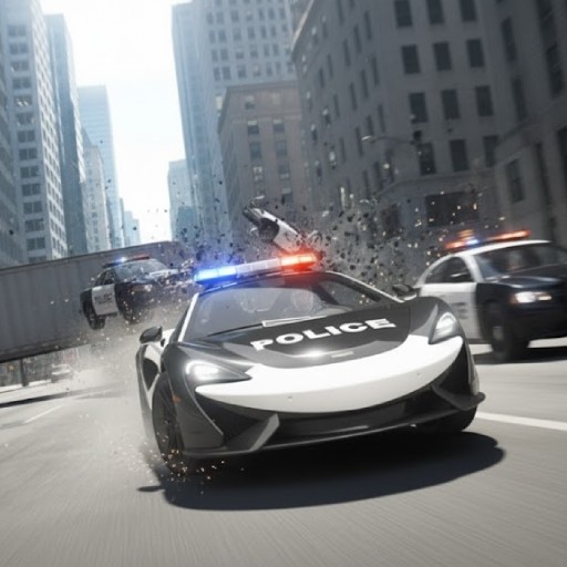 Highway Police Escape: Car Racing Game 게임 이미지