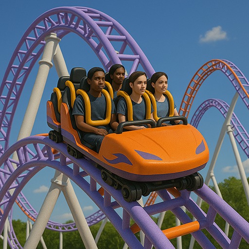 Roller Coaster Vr:Thrill Ride Experience 게임 이미지