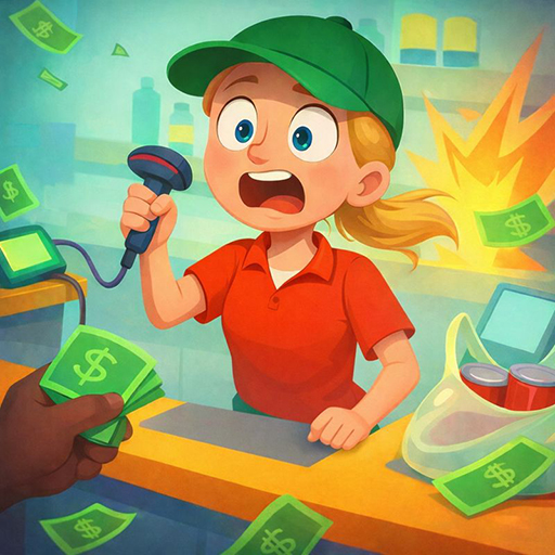 Cashier Chaos: Scan Job Simulator 게임 이미지