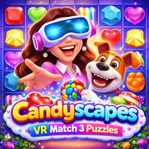 Candyscapes - VR Match 3 Puzzles 게임 이미지
