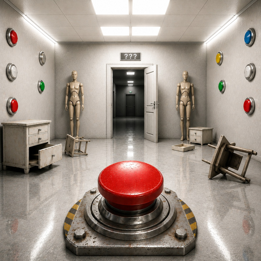Button Mystery: Horror Room Escape 게임 이미지
