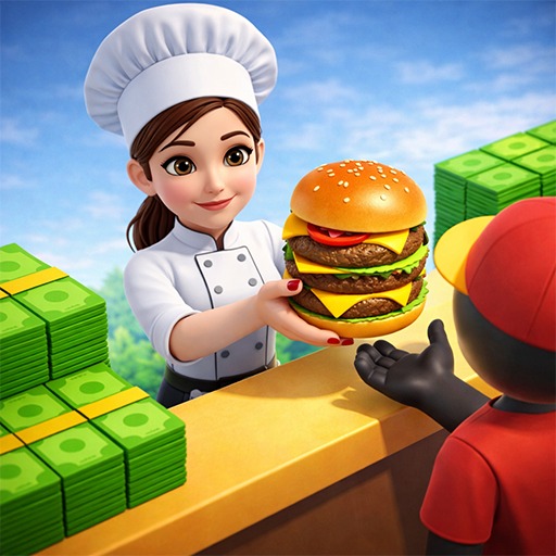 Idle Fast Food Restaurant Tycoon 게임 이미지