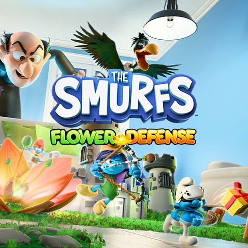 The Smurfs - Flower Defense 게임 이미지