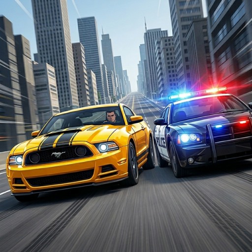 Highway Police Chase: Car Racing Game 게임 이미지