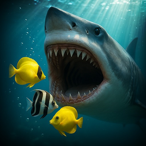 Shark Attack - VR Sea Hunting Game 게임 이미지