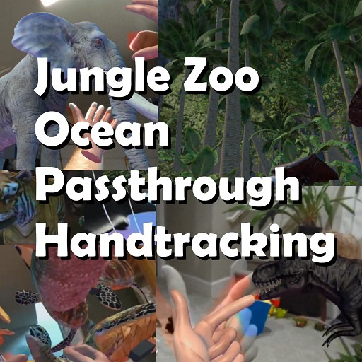 Jungle Zoo Ocean Passthrough Handtracking 게임 이미지
