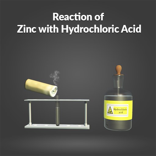 Reaction of Zinc with Hydrochloric Acid 게임 이미지