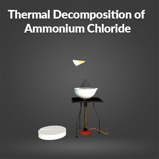 Thermal Decomposition of Ammonium Chloride 게임 이미지