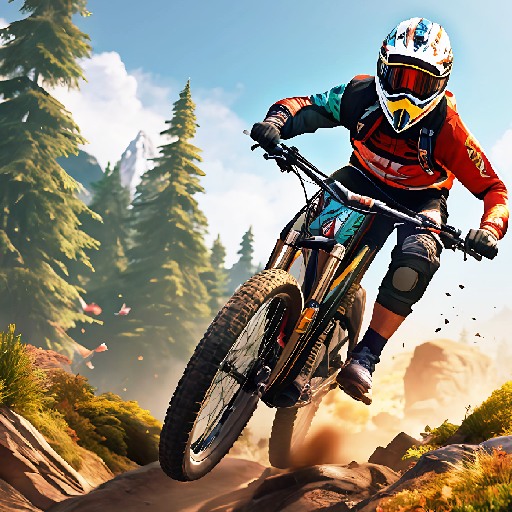 Mountain Bike Downhill 게임 이미지