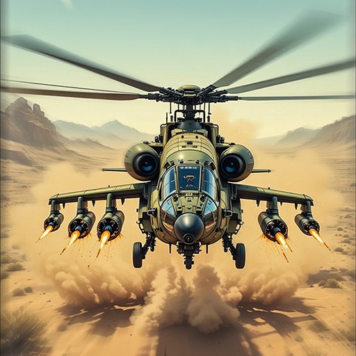 Heli Battle VR: Gunship Assault 게임 이미지