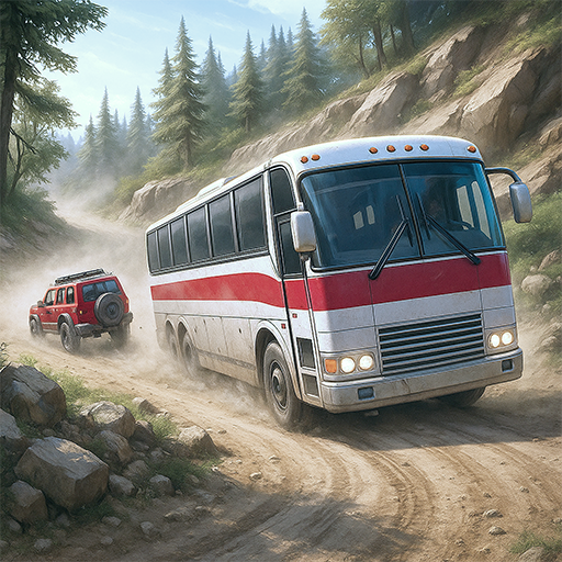 Offroad Bus Driving: Realistic Simulator 게임 이미지