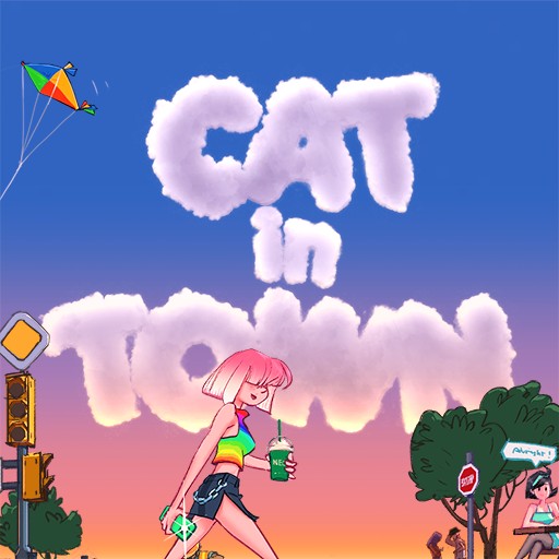 Cat in Town 게임 이미지
