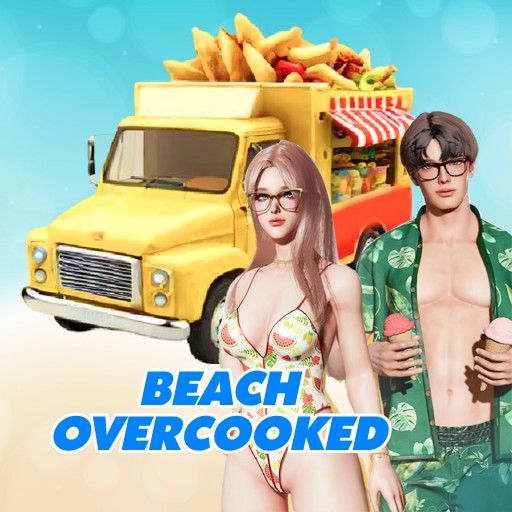 Beach Overcooked 게임 이미지