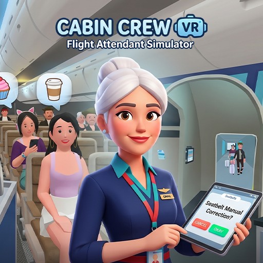 Cabin Crew VR-Flight Attendant Simulator 게임 이미지