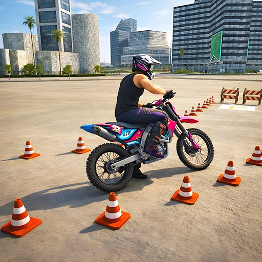 Bike Parking Rider 3D Game 게임 이미지